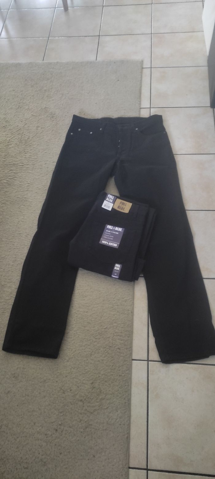 Lot de 2 jeans homme noirs - photo numéro 2