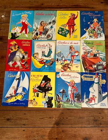 Lot de 12 Grands albums Hachette bd livres Caroline Pierre Probst anciens bon état