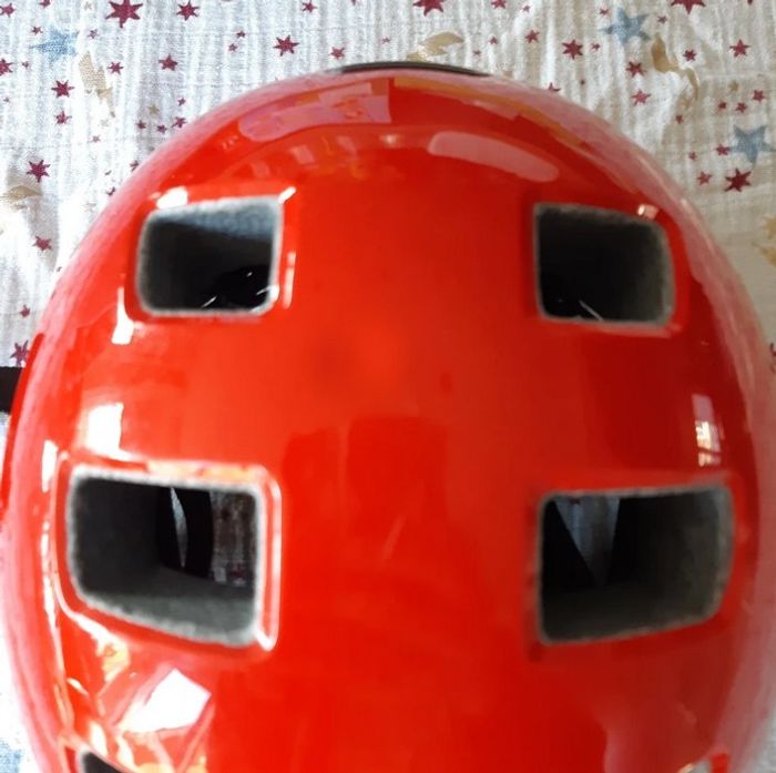 Casque de vélo / trotinette rouge Crivit pour enfant 51-56cm S/M - photo numéro 9