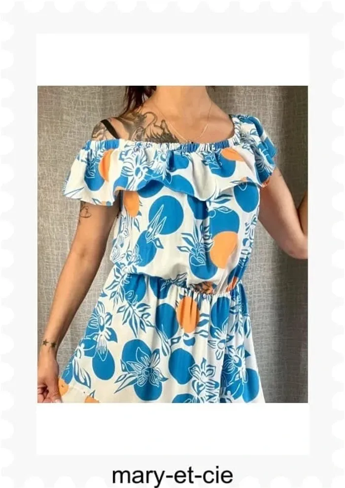 SOLDE - Robe longue bohème taille M - milankiss - photo numéro 6