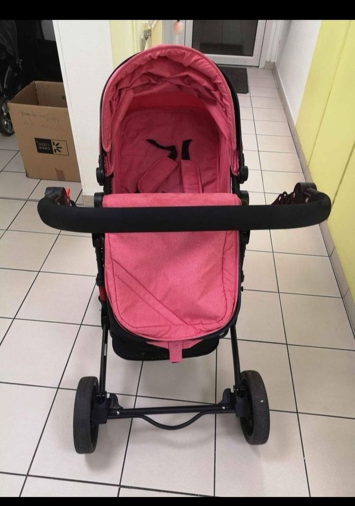 Poussette rose sans cosy - photo numéro 5
