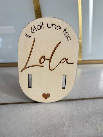 Porte bracelet de naissance - Lola 