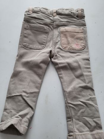 Jeans gris taupe  DPAM 6 mois