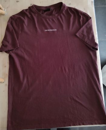 Tee shirt Bordeaux Emporio Armani taille L