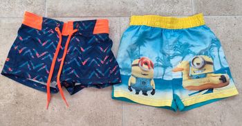 Lot de 2 shorts de bain 3/4 ans Olaian