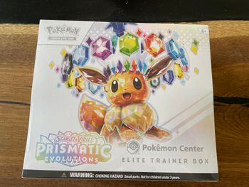 ETB Prismatic Evolutions Pokemon Center Edition ENG New Sealed / Neuf scellé