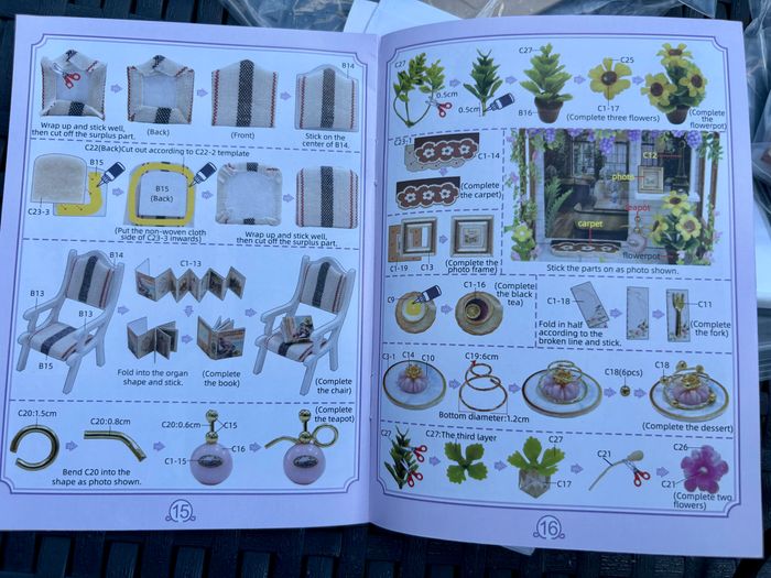 Jardin miniature à construire sois même - photo numéro 3