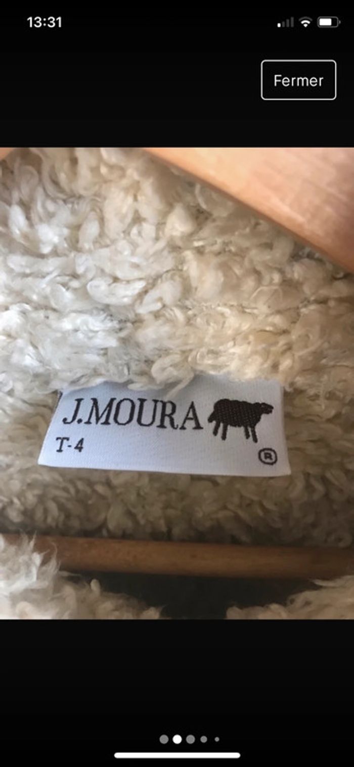 #manteau court #veste #polaire #J.MOURA #taille4 - photo numéro 2