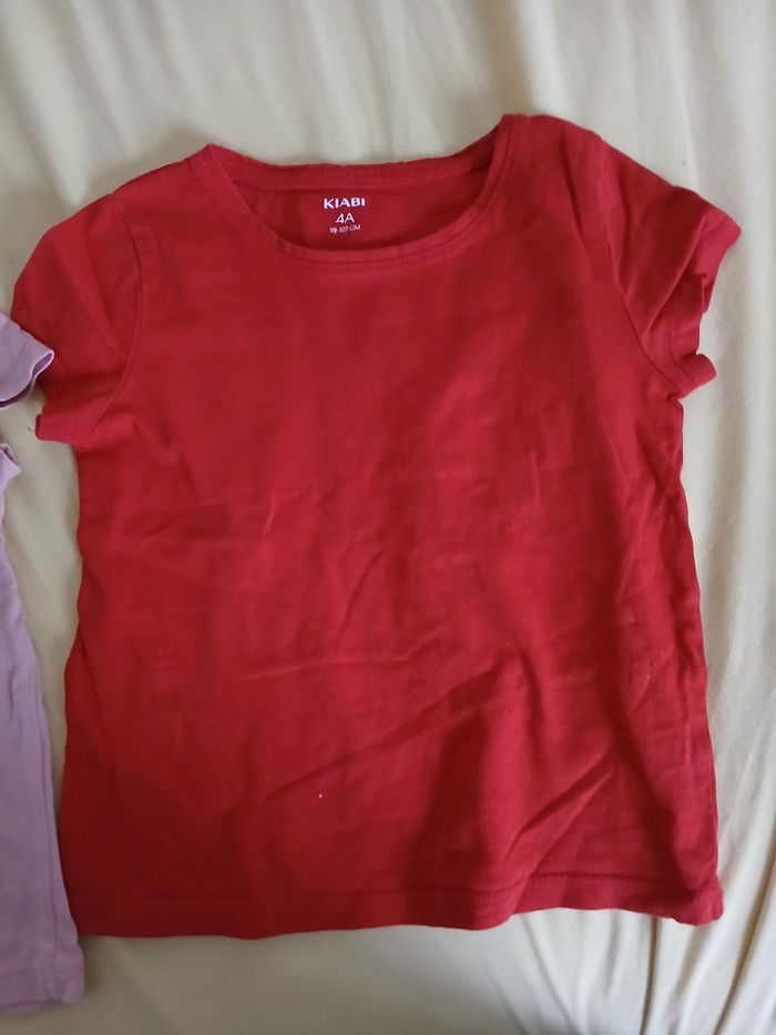 Lot de 2 tee-shirt de taille 4ans pour fille - photo numéro 4