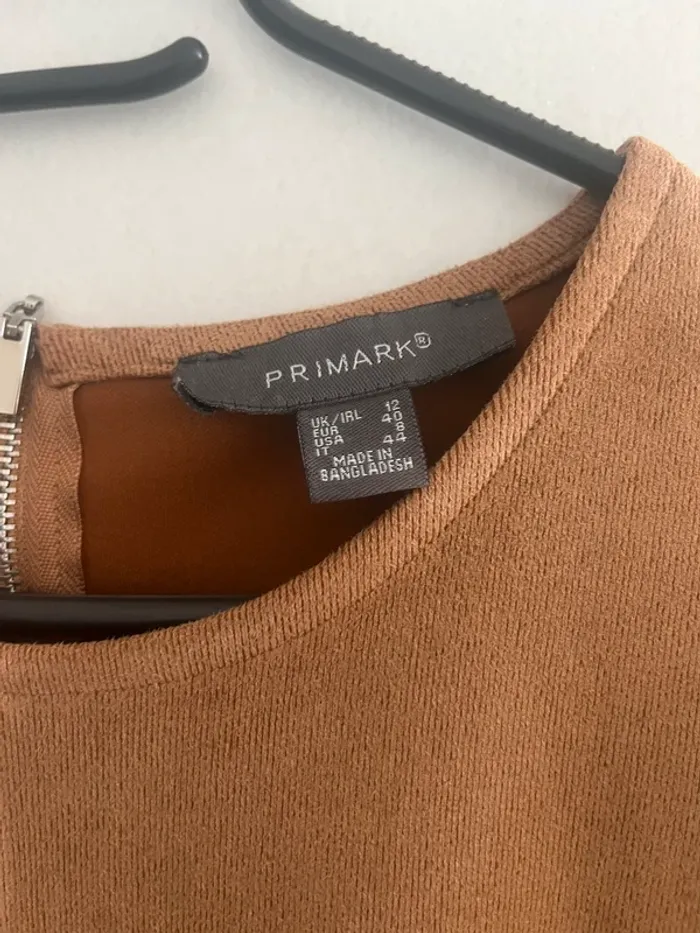 Robe marron effet daim - Neuve - taille 40 🍂 - photo numéro 3