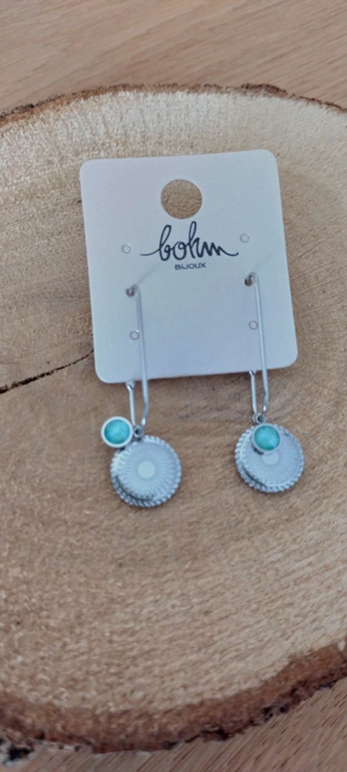 Boucles d'oreilles Bohm créoles - photo numéro 3