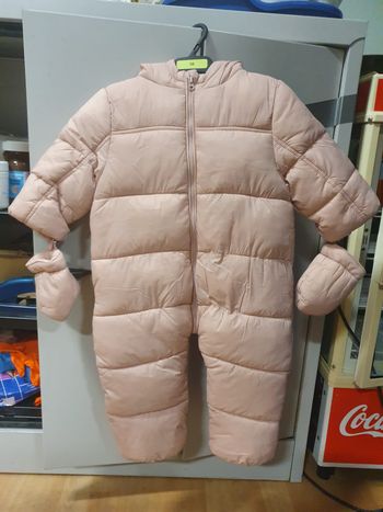 Combinaison fille rose pastel 18 mois Neuve