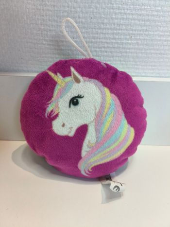 Peluche Licorne objet mural porte clés