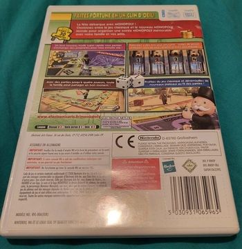 Jeu Wii Monopoly édition classique et monde