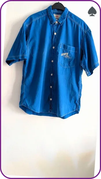 Chemise manches courtes homme Levi's Vintage M