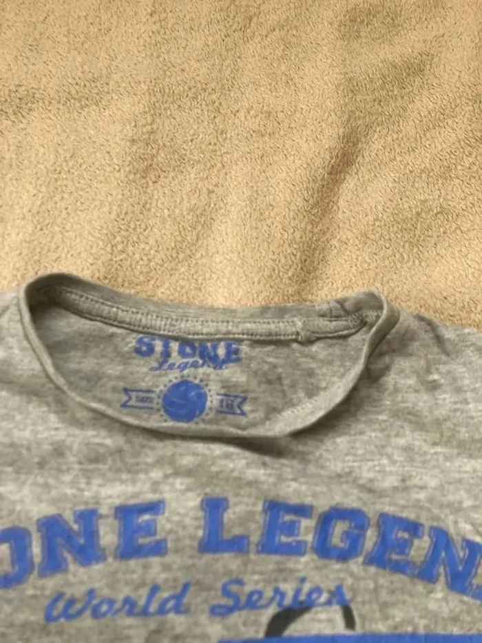 T-shirt garçon homme xxs 16 ans stone legend - photo numéro 2