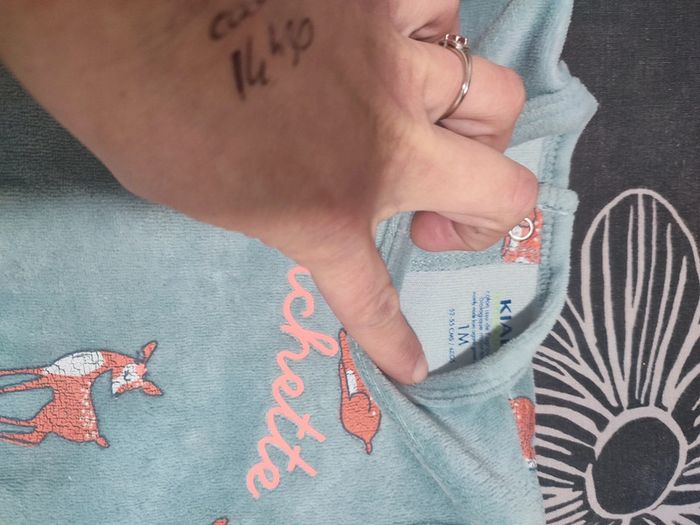 ensemble trousseau naissance maternité pyjama brassière laine - photo numéro 2