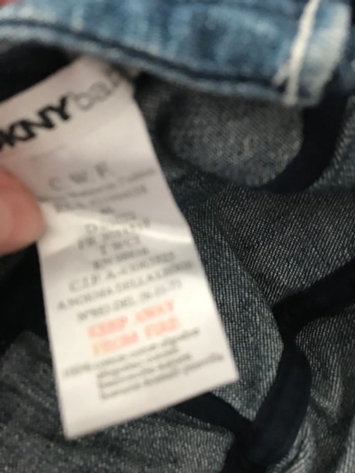 Casquette jean Dkny baby 3/6 mois - photo numéro 3