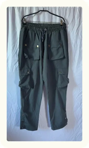 Pantalon cargo jambes larges léger homme Ikao Taille XXL