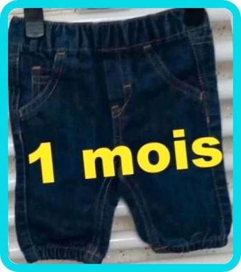 Jeans Kitchoun Taille 1 mois
