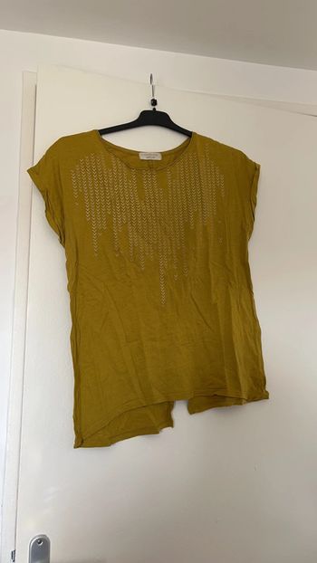 T-shirt moutarde