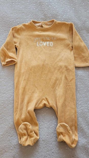 Pyjama 6 mois velours