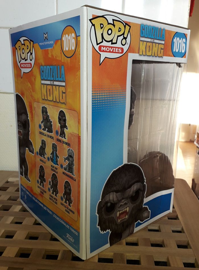 Funko pop King Kong XXL Godzilla vs. Kong # 1016 ; 10 inches / inch / pouces / 25 centimètres - photo numéro 5