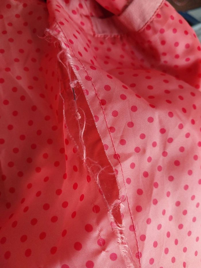Imperméable rose saumon taille 6 ans - photo numéro 3