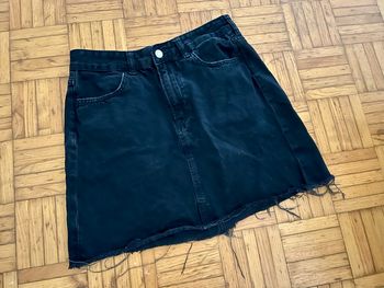Jupe jeans noire 