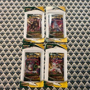 Lot 4 booster blister Pokémon