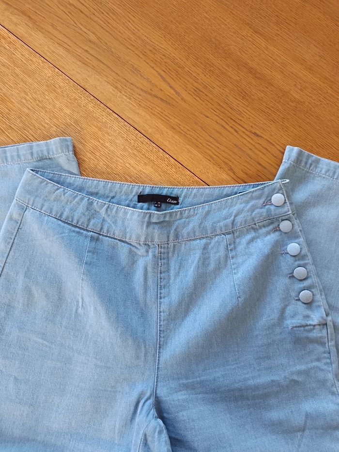 Pantalon femme toile jean - photo numéro 3