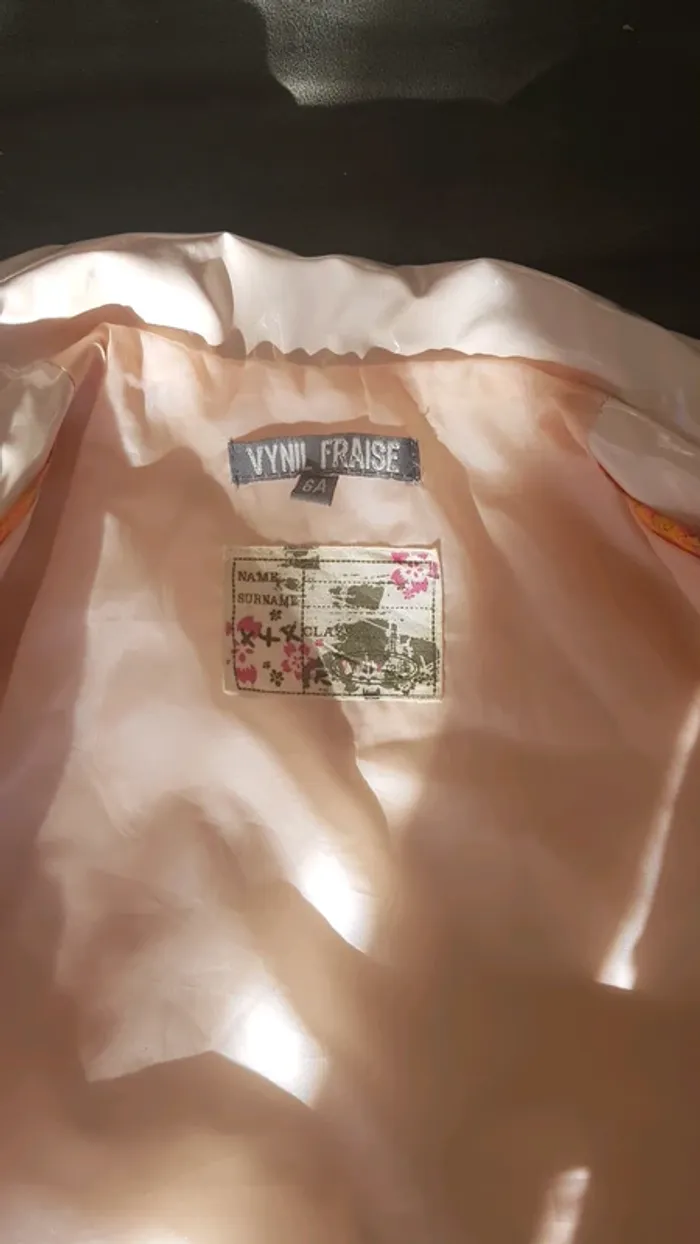 Imperméable 6 ans rose poudré - photo numéro 2