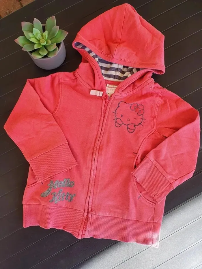 Gilet sweat Hello Kitty 3 ans 🌸