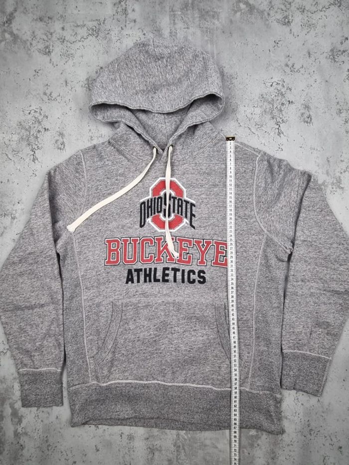 Sweat capuche universitaire Ohio gris, S Hommes - photo numéro 10