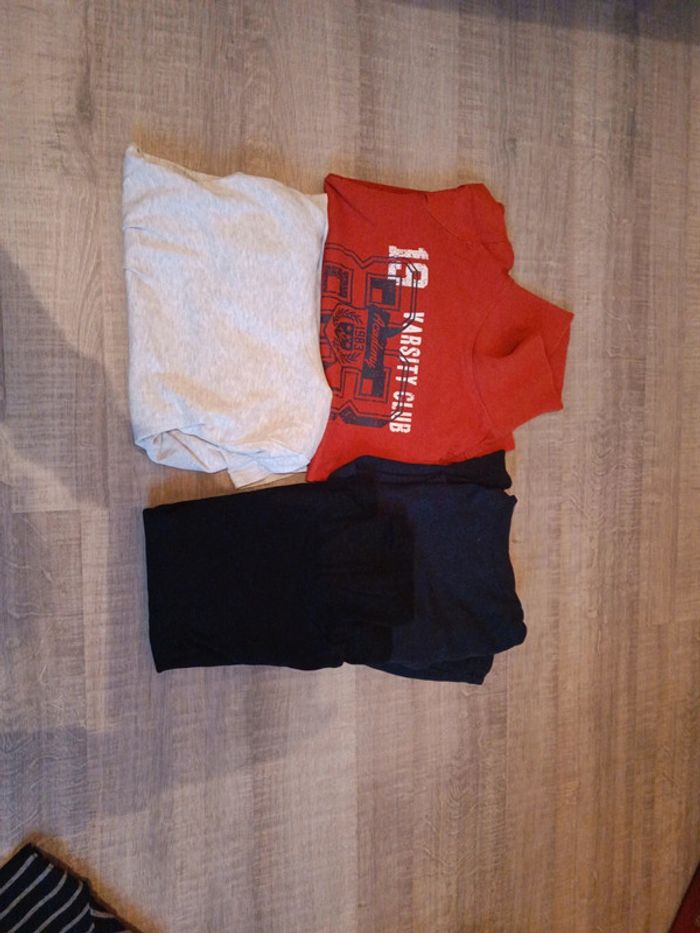 Lot de tee-shirts manches longues cols roulés 6 ans