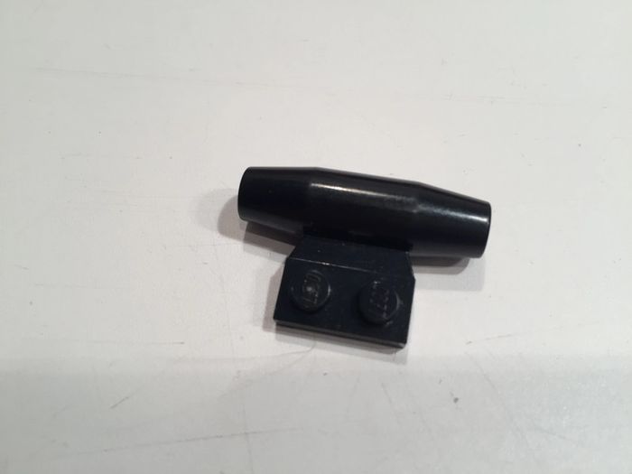 lot x2 Moteur noir 1x2 plaque latérale avec supports d'essieu 3475b pièce détachée lego #A14 - photo numéro 3