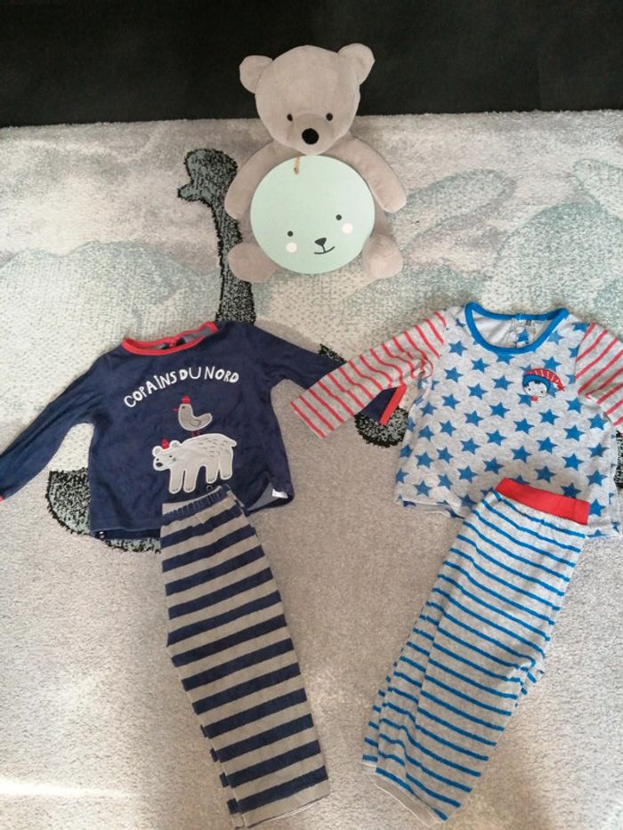 Pyjamas Velours Garçon