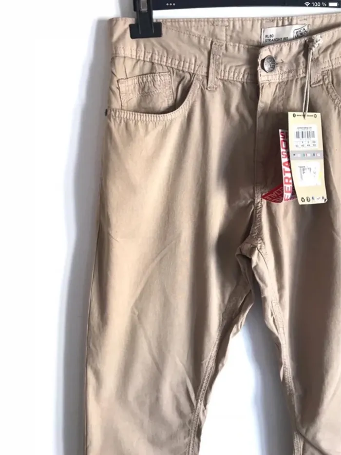 Pantalon léger beige homme Rica Lewis taille 42 neuf avec étiquettes - photo numéro 5