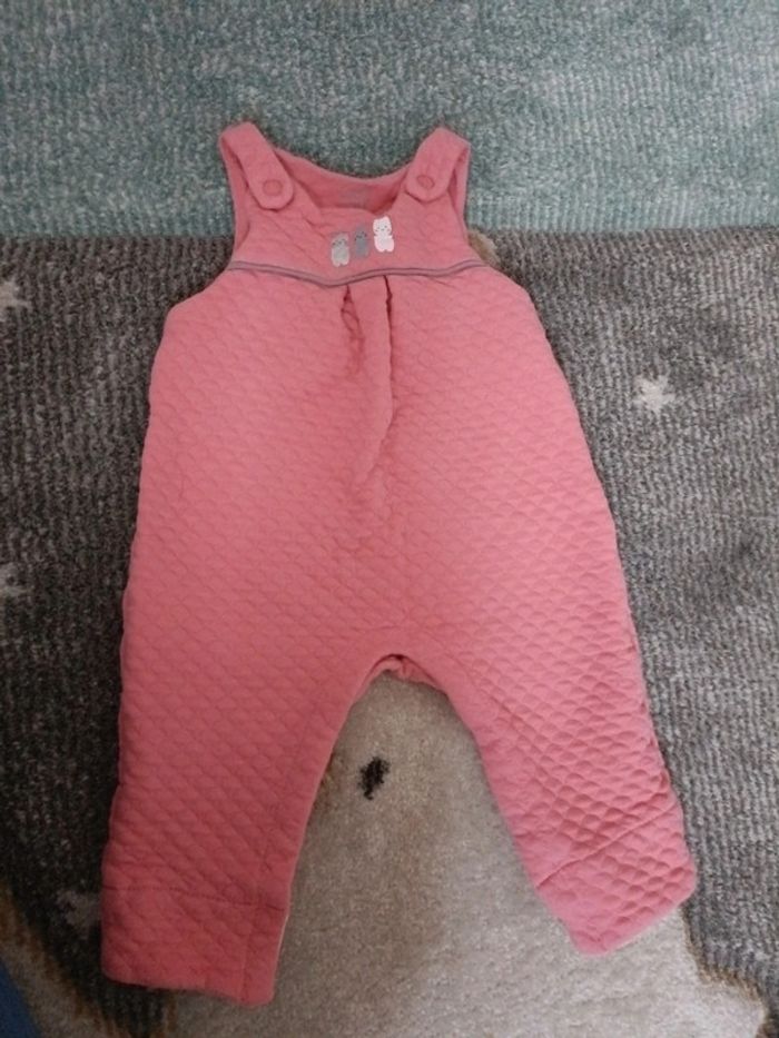 Ensemble Salopette bodie 3 mois Obaïbi neuf - photo numéro 6