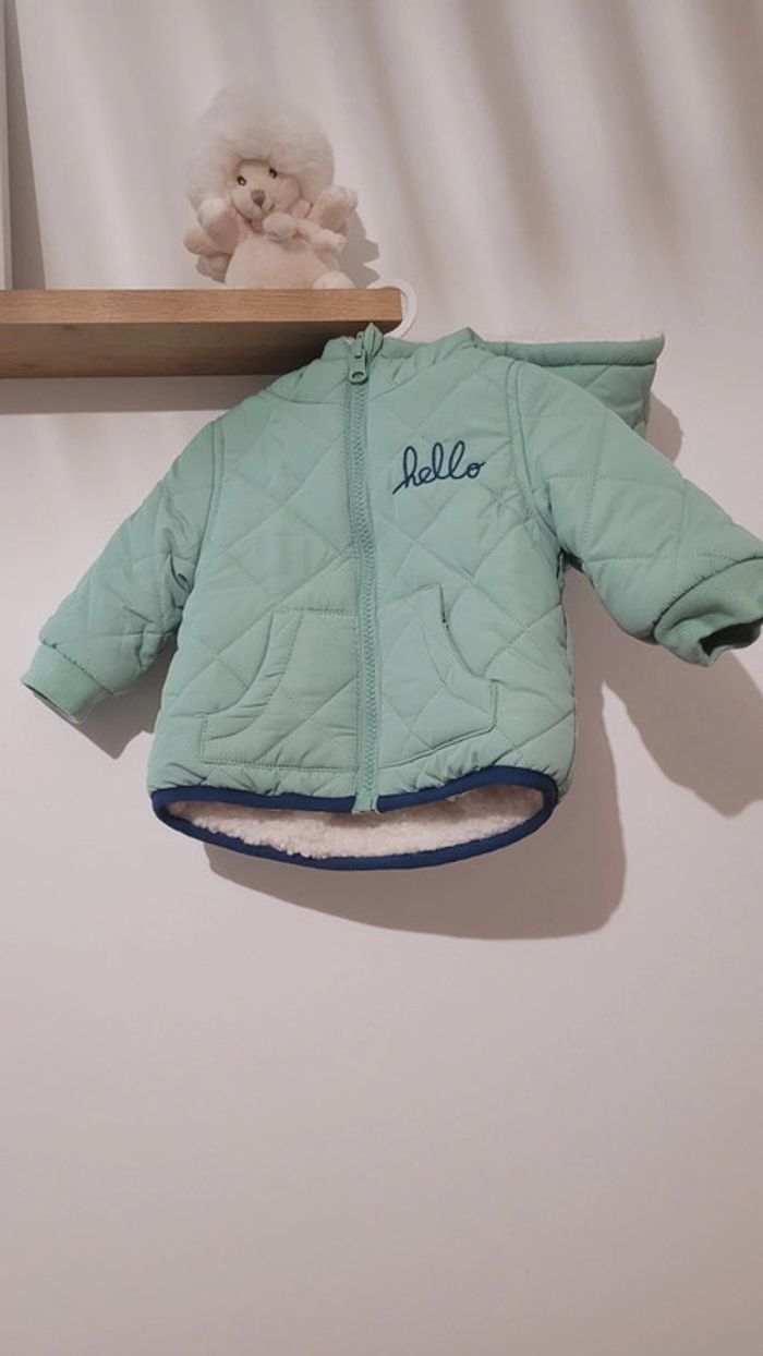 Manteau vert d'eau