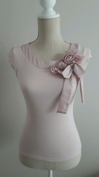 Tee shirt rose pâle h&m