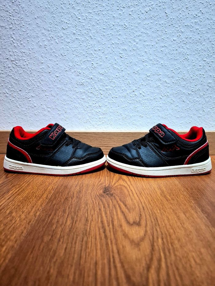 Baskets Kappa garçon taille 28 – scratch + lacets décoratifs - photo numéro 5