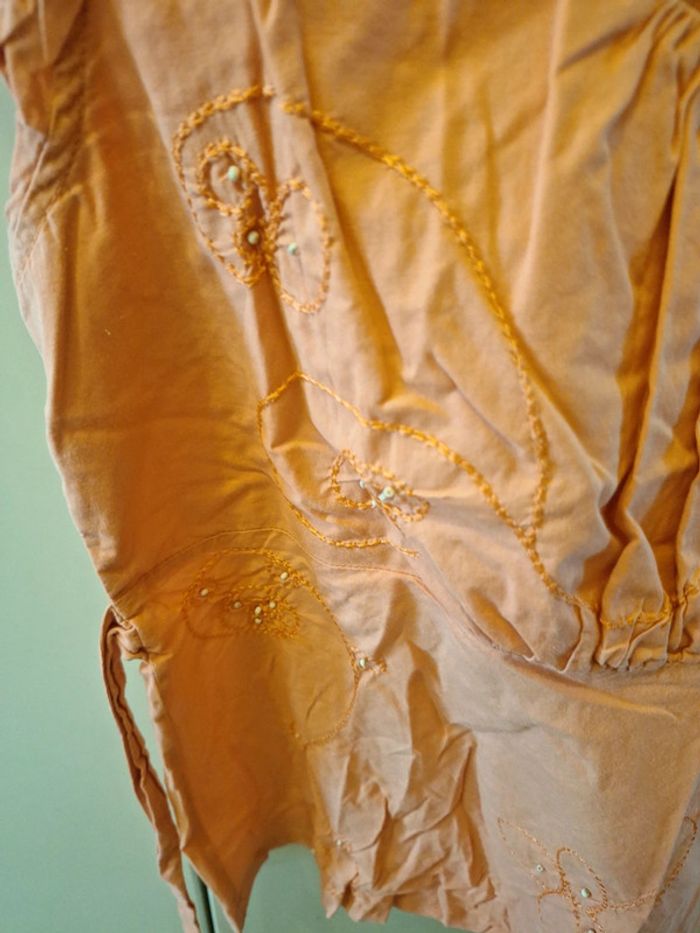 Chemisier orange fiorella di verdi 42 - photo numéro 2