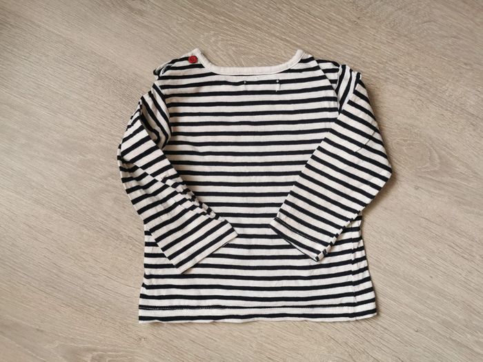 T-shirt manche longue fille 18 mois - photo numéro 2