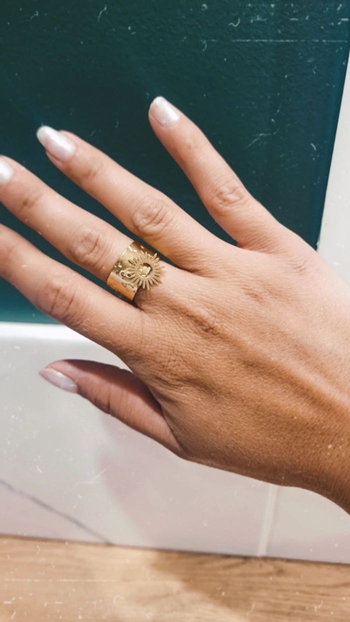 Bague acier inoxydable ajustable - photo numéro 2