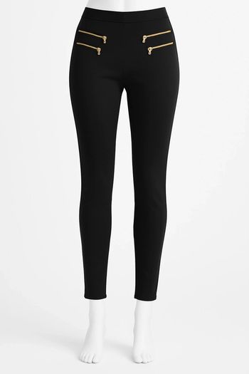 Pantalon noir slim femme marque Via28 Taille 3
