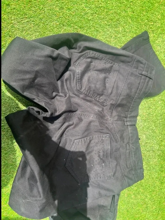 Pantalon droit noir chic ou bureau - Caroll - taille 40 - photo numéro 4