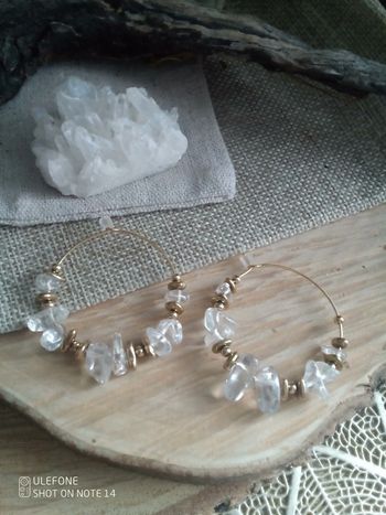 Créoles cristal de roche