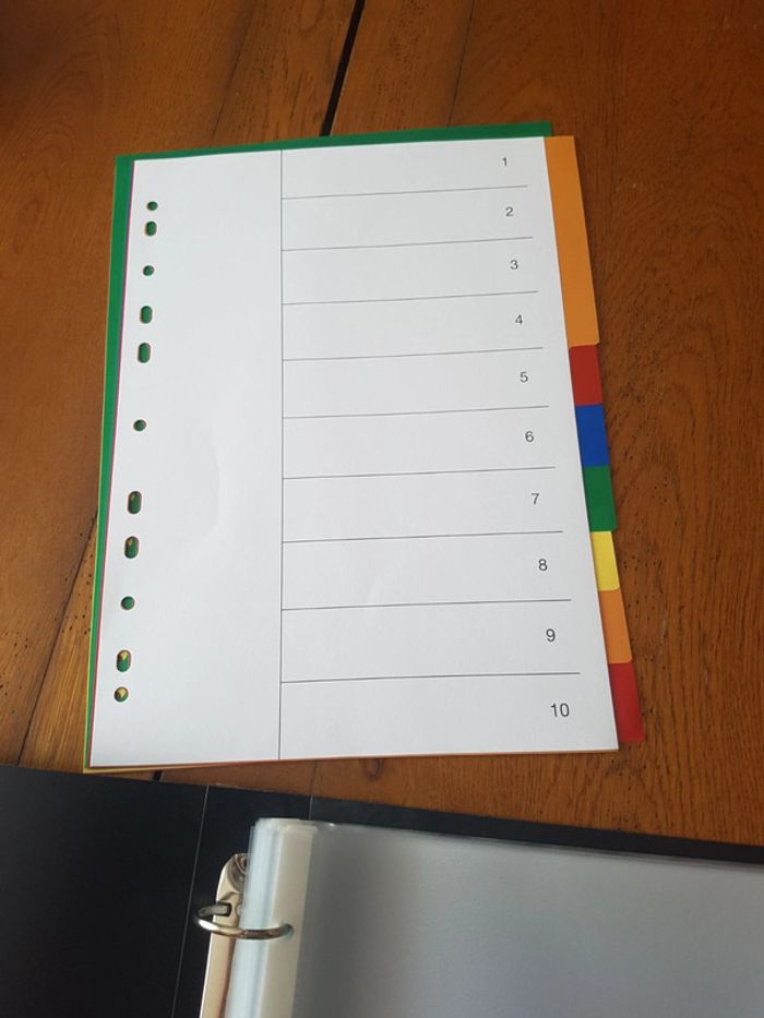 Lot classeur semi souple + porte vue + intercallaire - photo numéro 2