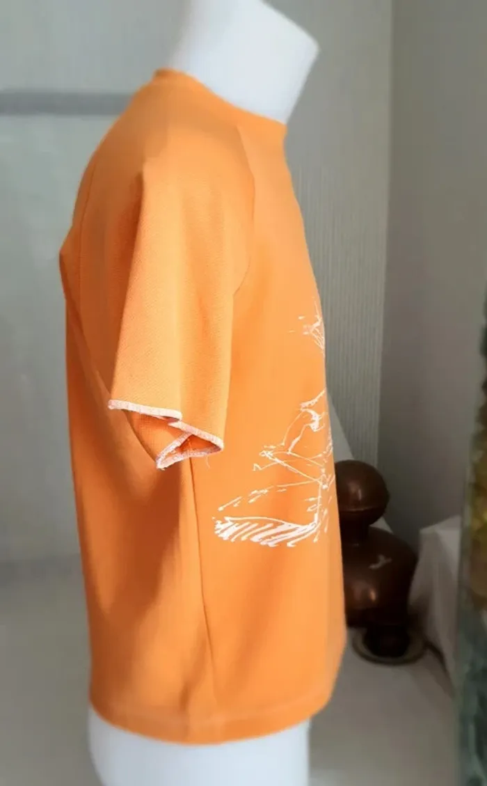 Tee-shirt ado orange "Suntime" taille XS - photo numéro 3